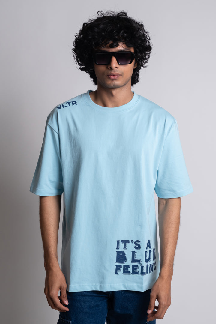 BLUE SEA OVERSIZED T-SHIRT
