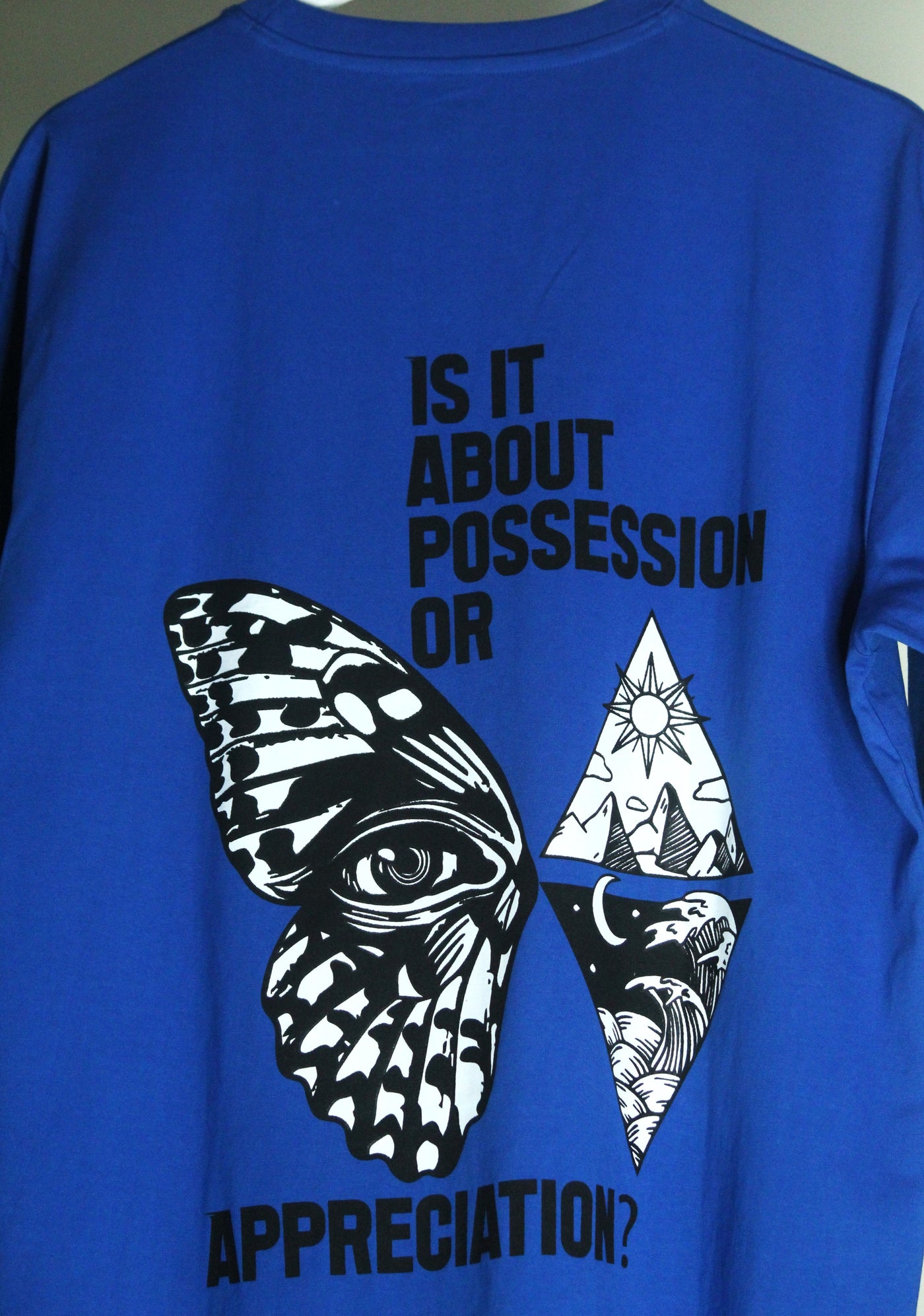 POSSESSION OR APPRECIATION OVERSIZED T-SHIRT