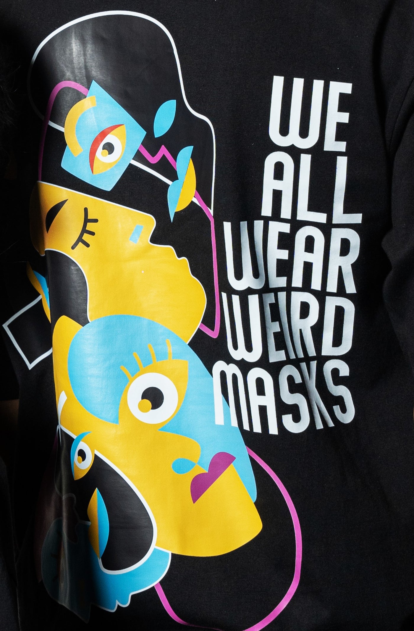 WEIRD MASKS OVERSIZED T-SHIRT