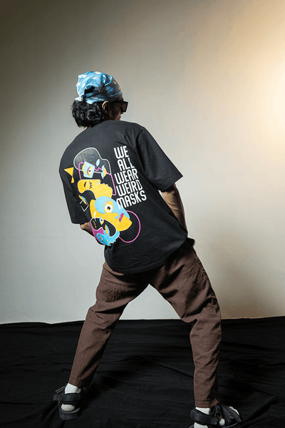 WEIRD MASKS OVERSIZED T-SHIRT