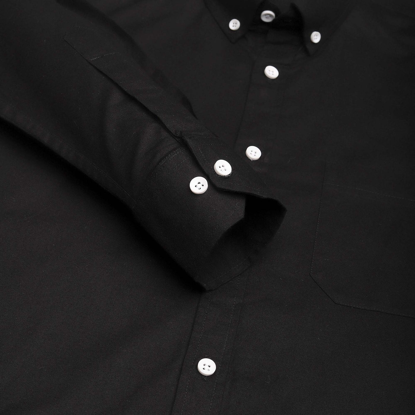 BUTTON DOWN OXFORD SHIRT JET BLACK