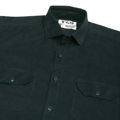 BOTTLE GREEN CORDUROY SHIRT