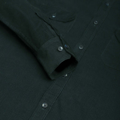 BOTTLE GREEN CORDUROY SHIRT